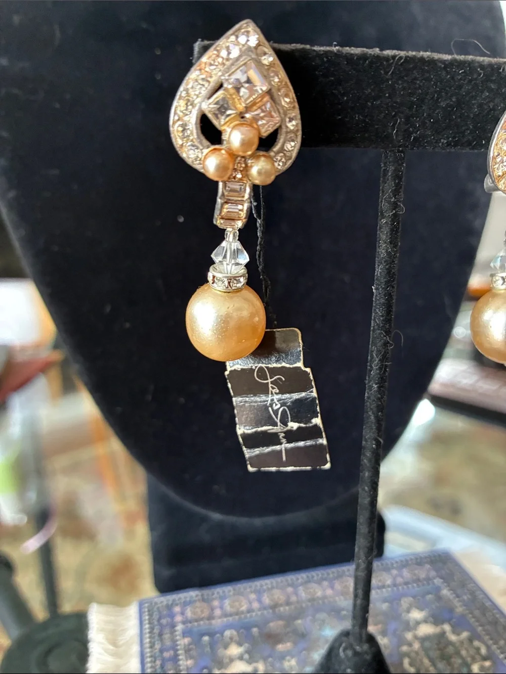 Gold Pearl Drop Earrings - Elegant Women’s Jewelry